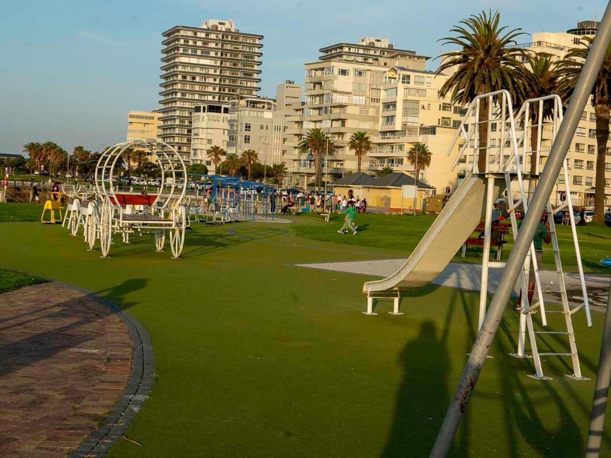 Flamingo Sea Point Sea View Luxury Best Position 1 Bedroom Apartment Queen Size Bed & Inverter For Tv Kapstaden Exteriör bild