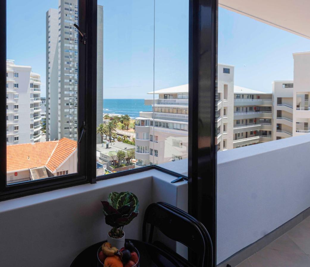 Flamingo Sea Point Sea View Luxury Best Position 1 Bedroom Apartment Queen Size Bed & Inverter For Tv Kapstaden Exteriör bild